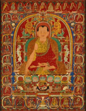 150の主題の芸術作品 Painting - チベット仏教の住職の肖像